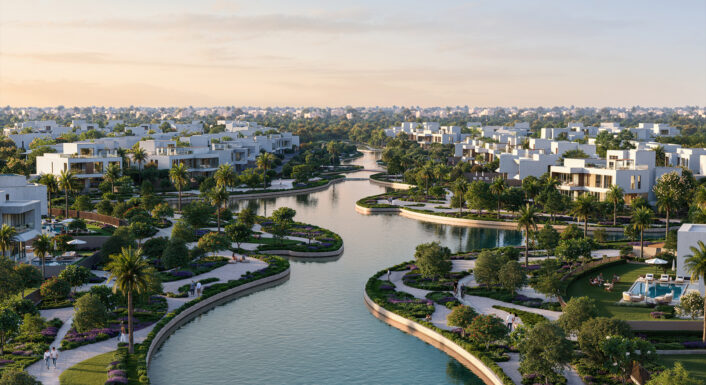 Waterfront villa community at The Oasis by Emaar